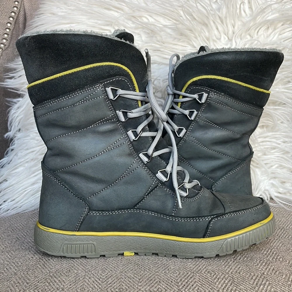 ECCO Siberia-Lite‎ Waterproof Winter Boots Graphite Leather